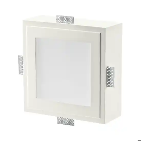 Isyluce faretto quadrato di gesso da incasso con vetro Prezzo Basso