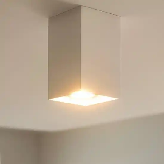 Faretto cubo da soffitto gesso bianco isyluce Bestseller