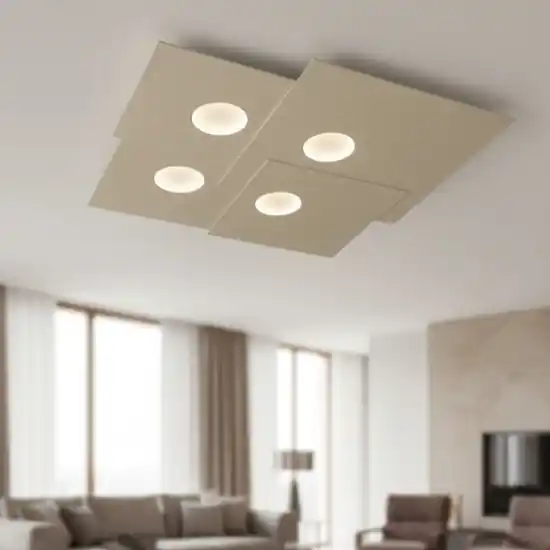 Plafoniera cucina moderna sabbia top light plate Offerta Limitata
