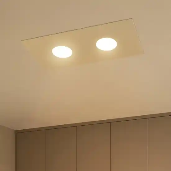 Area toplight plafoniera rettangolare moderna sabbia Più Venduto