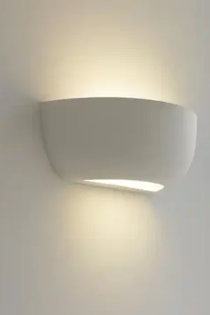Acquista Ora Isyluce applique in gesso bianco 2 verniciabile