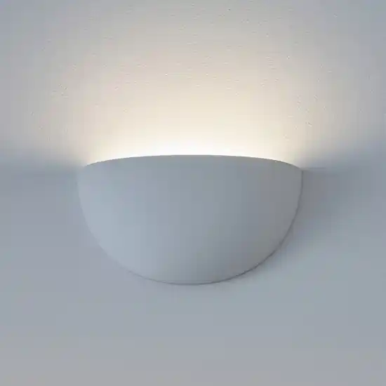 Promozione Isyluce applique in gesso bianco per interni