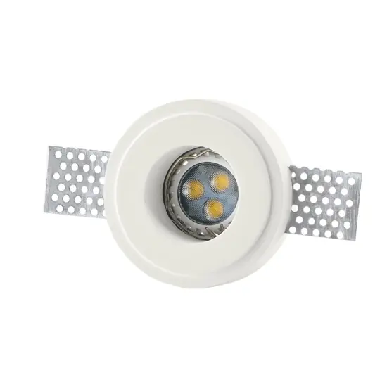 Faretto rotondo gesso da incasso controsoffitto Ultima Occasione