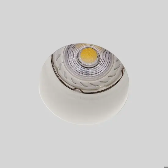 Faretto in gesso da incasso per controsoffitto rotondo isyluce A Buon Prezzo