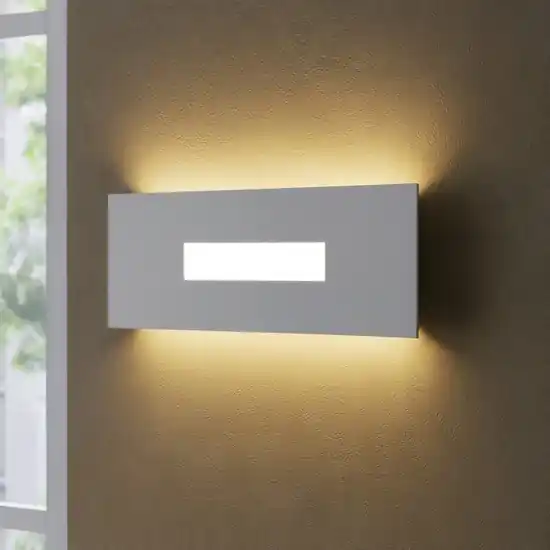 Nuovo Arrivo Applique led grigio moderna rettangolare wally top light