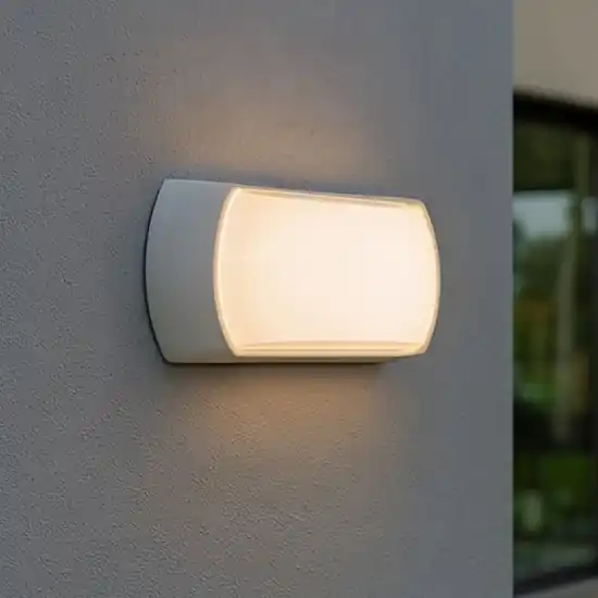 Solo Oggi Gea luce nut applique da esterno bianco led 12w 4000k