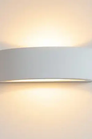 Applique curvo in gesso bianco isyluce Offerta Lampo