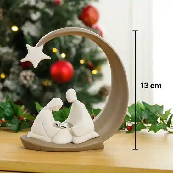 Acquista Ora Bongelli preziosi statuina presepe h13 moderno di natale nocciola