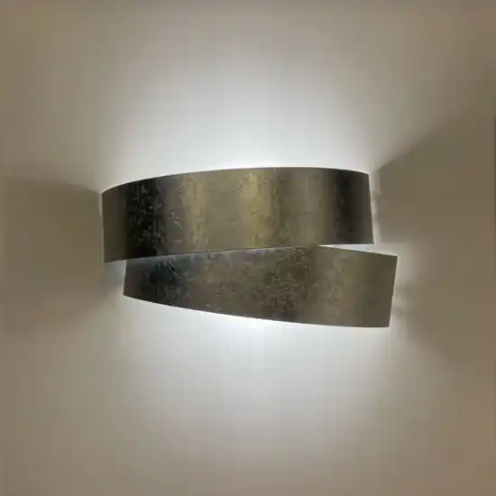 Scelto Dai Clienti Marchetti pura applique lampada da parete foglia argento fp