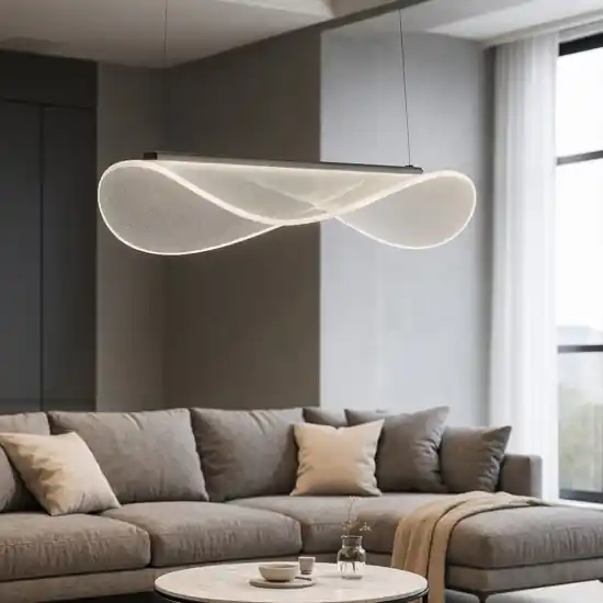 Lampadario moderno led 21w 3000k per salotto stilnovo diphy Spedizione Espresso