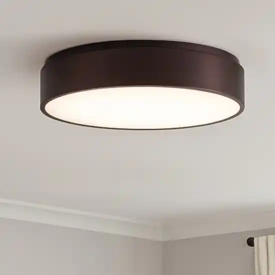 Compra Oggi Stesso Plafoniera led 42w 3000k moderna 60cm cerchio marrone