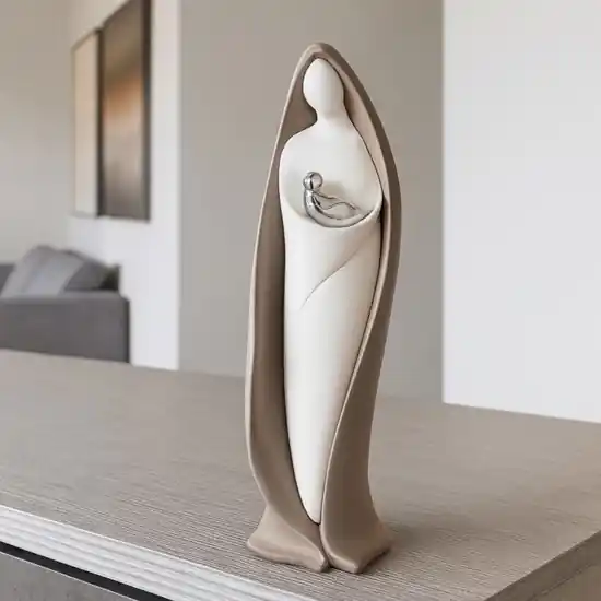 Prezzo Di Fabbrica Soprammobile bongelli preziosi statuetta maternita tortora