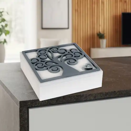 Cofanetto porta gioie grigio albero della vita bongelli preziosi Promozione Esclusiva