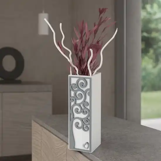 Promozione Esclusiva Vaso moderno albero della vita grigio bongelli preziosi