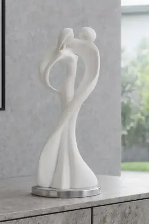 A Buon Prezzo Statuetta bianca coppia innamorati argento bongelli preziosi