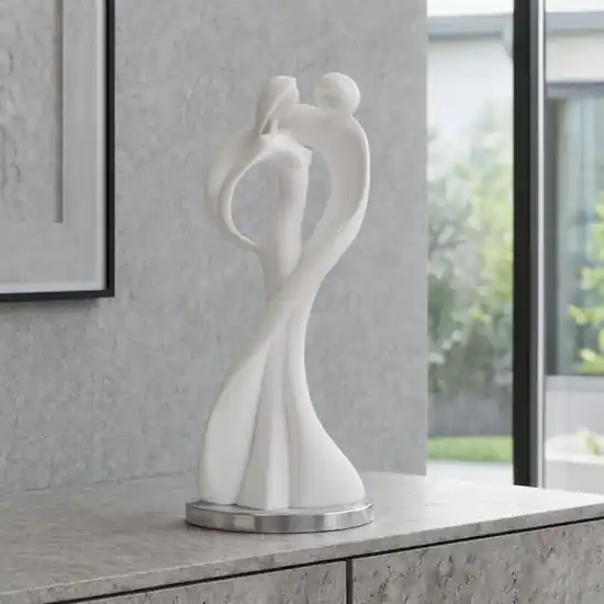 A Buon Prezzo Statuetta bianca coppia innamorati argento bongelli preziosi