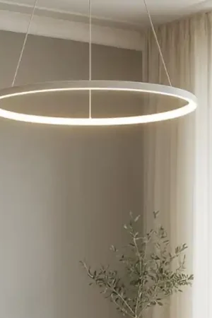 Affralux aluring lampadario moderno 26w cerchio bianco Prezzo Scontato