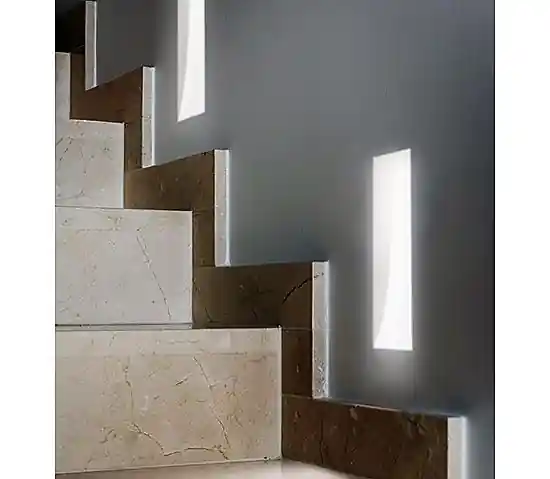 Direttamente Dal Produttore Faro segnapasso led da incasso parete di gesso cristaly bianco a scomparsa