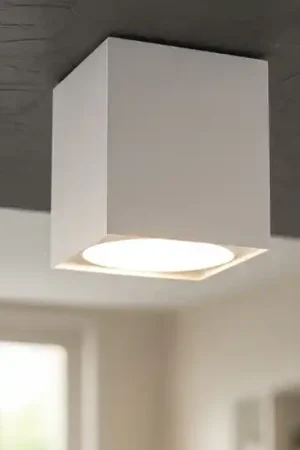 Acquista Ora Faretto da soffitto bianco top light plate