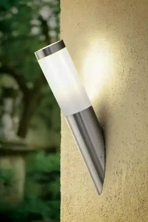 Applique da esterno per cilindro acciaio inox helsinki eglo Soddisfatti O Rimborsati