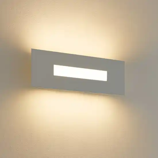 Wally top light applique grigio per pareti moderne Offerta Del Giorno