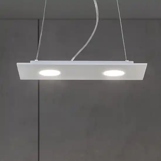 Lampadario da cucina affralux flet bianco rettangolare Subito Disponibile