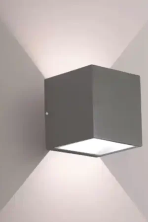 Acquista Ora Applique per esterno antracite cubo gea luce apo