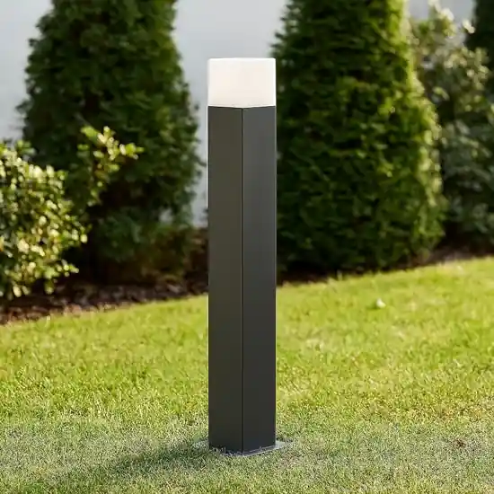 Gea luce aditi lampione da giardino antracite moderno quadrato Scelto Dai Clienti