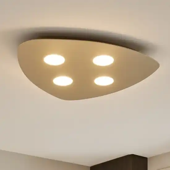 Shape toplight plafoniera per cucina moderna sabbia Prezzo Ridotto