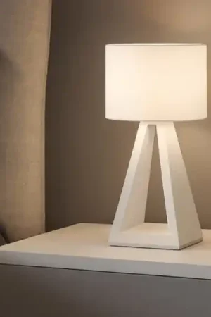 Vivida pup glass lampade da comodino moderne led 7w 3000k touch dimmer vetro bianco Offerta