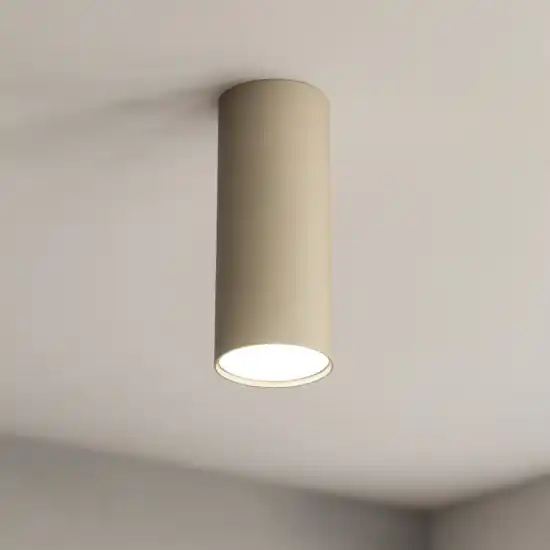 Prezzo Ridotto Faretto cilindro da soffitto sabbia top light shape