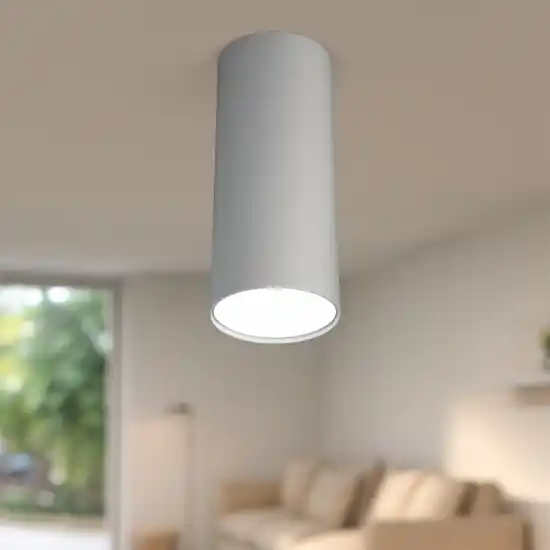 Prezzo Scontato Faretto da soffitto cilindro grigio per cucina