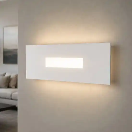 Wally di toplight applique bianco design moderna Reso Gratuito