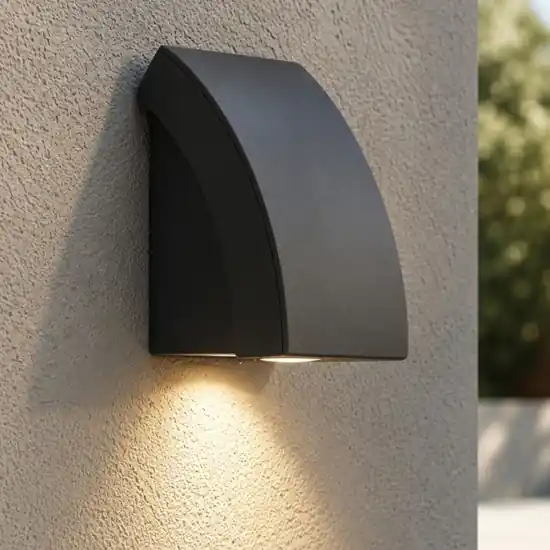 Professionale Segnapasso da esterno moderno antracite gu10 led