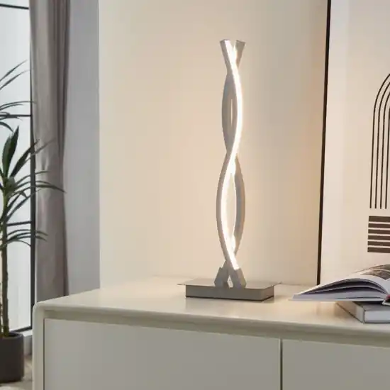 Occasione Lasana eglo lampada design da tavolo moderna led 10w 3000k cromo