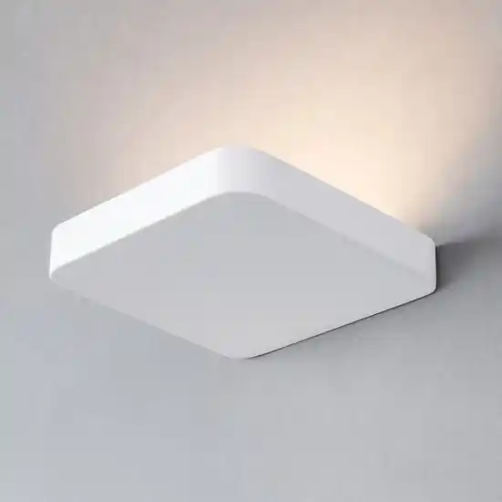 Reso Gratuito Applique led 12w 3000k mensola bianca moderna