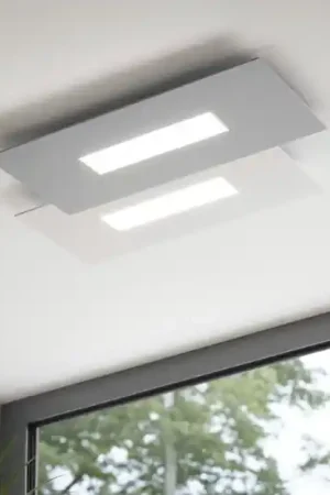 Wally toplight plafoniera led bianco grigio Popolare