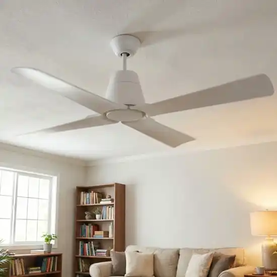 Ventilatore per esterno da soffitto 18mq silenzioso bianco a pale Prezzo Ridotto