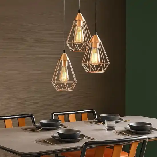 Tarbes eglo lampadario moderno rame per soggiorno Offerta Speciale