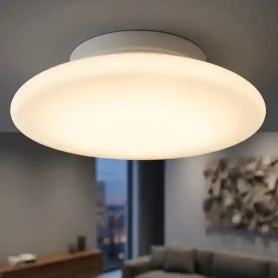 Miglior Prezzo Dynamic stilnovo plafoniera moderna 21w 3000k vetro bianco ip44