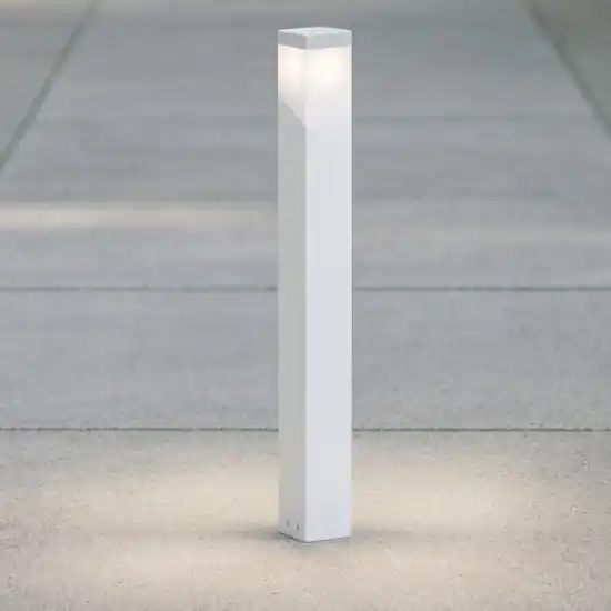 Gea luce sury paletto luminoso da giardino moderno bianco Prezzo Basso