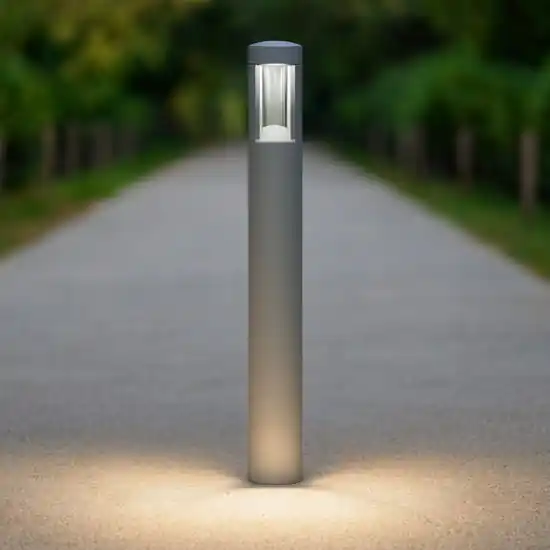 Gea luce janet lampione da giardino moderno grigio Prezzo Conveniente