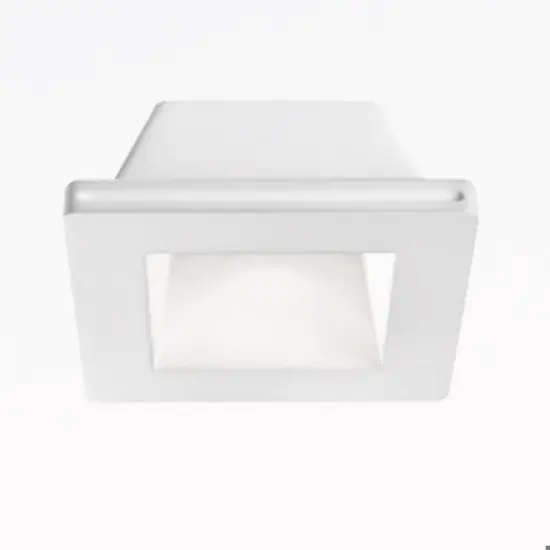 Faretto gesso incasso controsoffitto quadrato gea luce bianca Consegna Rapida