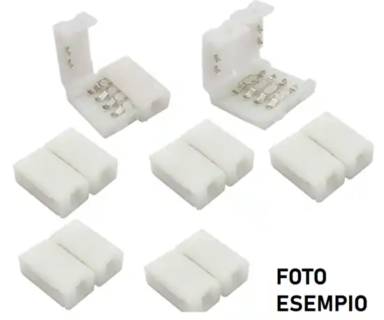 Soddisfatti O Rimborsati Confezione 10 connettori di giunzione per strip rgb larghezza 10mm ip20 gea luce gstc06