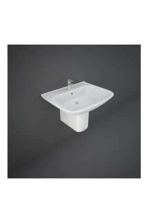 Pagamento Sicuro RAK Origin lavabo sospeso con semicolonna