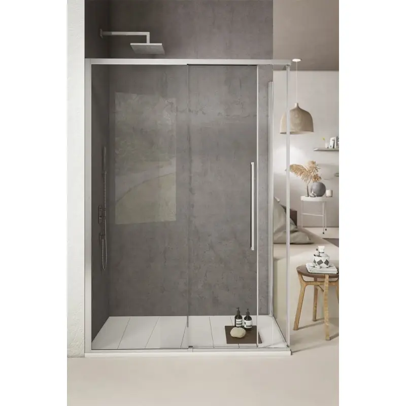 Prezzo Di Fabbrica 2B BOX DOCCE H2 box angolare con porta scorrevole e lato fisso