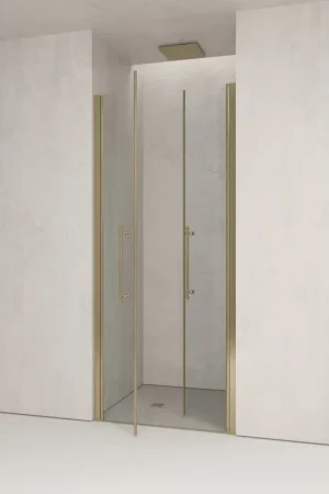 2B BOX DOCCE Classica porta doccia a due battenti per nicchia Spedizione Espresso