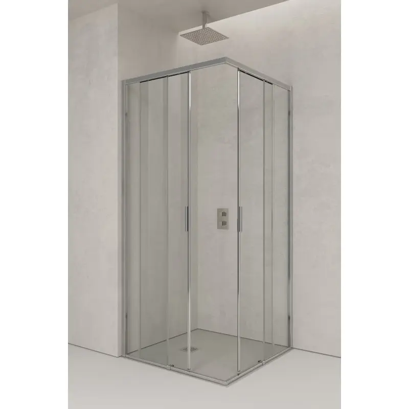 2B BOX DOCCE Mille box doccia angolare con due antine scorrevoli Occasione Imperdibile