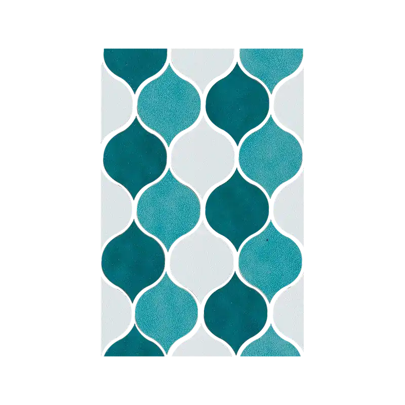 Nuova Collezione CERASARDA Sardinia mosaico Goccia Mix 21.3x31.9