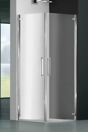 MEGIUS Prisma 1.0 box porta doccia angolare a battente Promozione Esclusiva